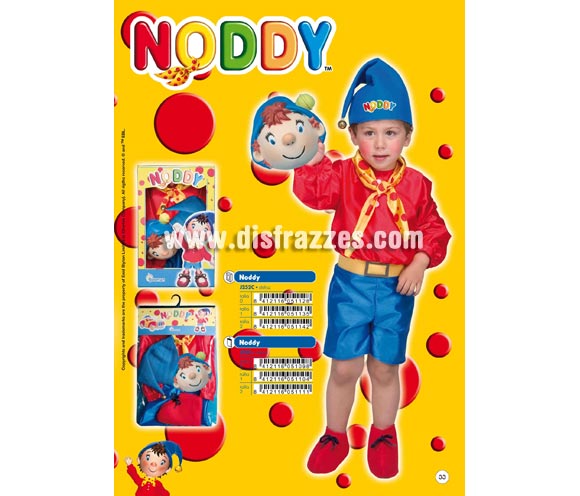 Disfraz de Noddy lujo infantil para Carnaval. Disponible en varias tallas. Incluye gorro, disfraz, pañuelo y careta. Presentación en caja regalo. Disfraz con licencia perfecto como regalo.
Éste traje es perfecto para Carnaval y como regalo en Navidad, en Reyes Magos, para un Cumpleaños o en cualquier ocasión del año. Con éste disfraz harás un regalo diferente y que seguro que a los peques les encantará y hará que desarrollen su imaginación y que jueguen haciendo valer su fantasía. 
¡¡Compra tu disfraz para Carnaval o para regalar en Navidad o en Reyes Magos en nuestra tienda de disfraces, será divertido y quedarás muy bien!!

