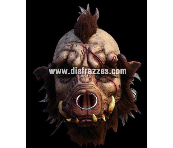 Máscaras de Cerdo Punk de látex. Alta calidad. Fabricada artesanalmente por una empresa que hacen efectos especiales para Hollywood.