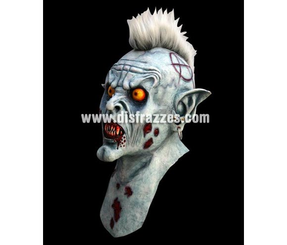 Máscara de Varcolak. Alta calidad. Fabricada en látex artesanalmente por una empresa que hacen efectos especiales para Hollywood. Máscara de Zombie Punk.