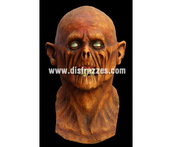 Máscara de RED MONK. Alta calidad. Fabricada en látex artesanalmente por una empresa que hacen efectos especiales para Hollywood. Máscara de Monje Zombie Rojo.