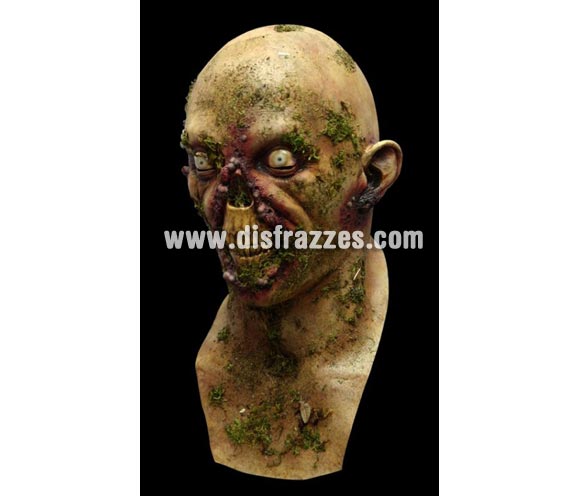 Máscara de Dug Up. Alta calidad. Fabricada en látex artesanalmente por una empresa que hacen efectos especiales para Hollywood. Máscara de Zombie de las Ciénagas. Zombie desenterrado.