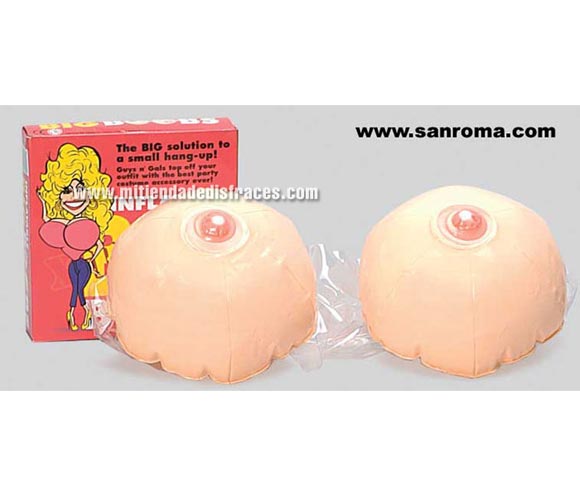 Pechos hinchables.