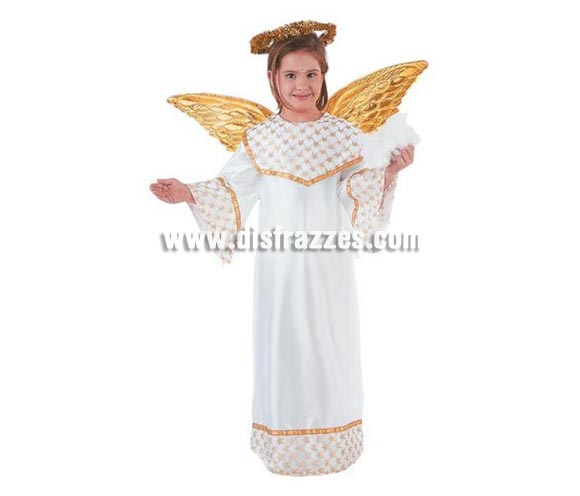 Disfraz de Angel Dorado infantil Deluxe para Navidad. Alta calidad. Hecho en España. Disponible en varias tallas. Incluye túnica, corona y alas. Éste disfraz de Navidad es ideal para la época Navideña en la que los niños hacen teatros de Belenes e interpretan canciones tradicionales en los Colegios y se comienzan a preparar las Fiestas en las que Reina la Paz y la Unidad. Disfrazándote con un disfraz para Navidad, o disfrazando a tus hijos con disfraces de Navidad, ayudas a crear ese ambiente mágico en el que los peques se sienten protagonistas y sienten el auténtico Espíritu Navideño que entre todos debemos crear.
¡¡Compra tu disfraz para Navidad en nuestra tienda de disfraces, será divertido!!
