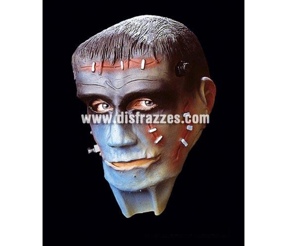 Careta o máscara de Frankestein de cabeza entera para Halloween. Ideal como complemento de tu disfraz de Halloween para ir de Fiesta a Pub's, Discotecas, Casas particulares o Restaurantes y ayudar a crear un ambiente terrorífico y tenebroso en la Fiesta de Halloween.