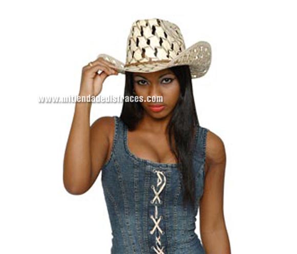 Sombrero fresh cowboy de paja.