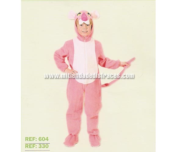 Disfraz de La Pantera Rosa adultos. Talla Universal de adultos. Alta calidad, hecho en España. Incluye mono y capucha. Disfraz para Grupos, Peñas y Comparsas muy calentito para el Carnaval. Es como el de la imagen pero en tallas de adultos.