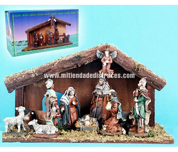 Set nacimiento 11 piezas de 40x17x23 cm.