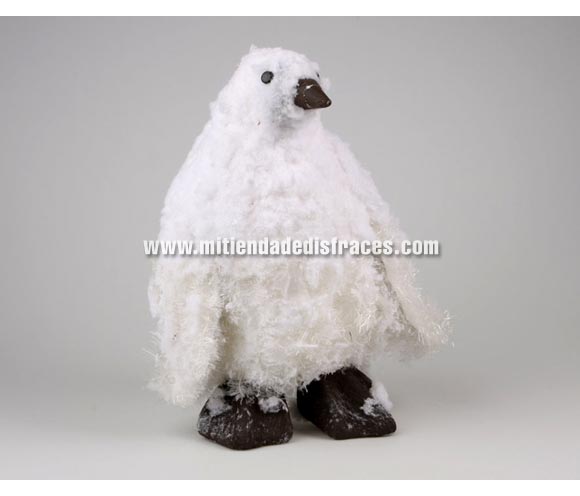 Pingüino blanco 27x18 cm.