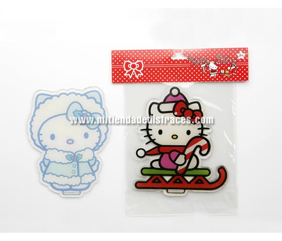 Pegatina gel gigante 25x25 cm. Hello Kitty.