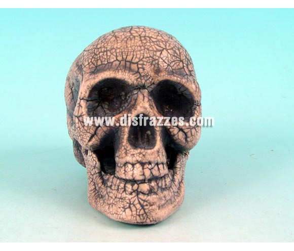 Calavera decoración con acabado agrietado de 16,5 cm. para Halloween. Artículo muy apropiado para decoración de Halloween en Discotecas, Pub's, Restaurantes, Colegios y Casas particulares y así crear un ambiente terrorífico y tenebroso típico de la Fiesta de Halloween cada vez más seguida por todos.
¡¡Compra la decoración para Halloween en nuestra tienda de disfraces, será divertido!!
