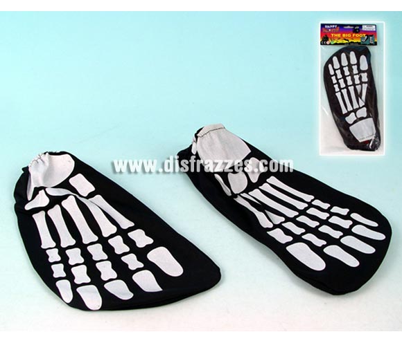 Pies de esquieleto gigantes de tela para Halloween. Ideal como complemento de tu disfraz de Halloween para ir de Fiesta a Pub's, Discotecas, Casas particulares o Restaurantes y ayudar a crear un ambiente terrorífico y tenebroso en la Fiesta de Halloween.
¡¡Compra los complementos de tu disfraz para Halloween en nuestra tienda de disfraces, será divertido!!
