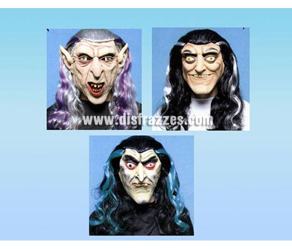 Máscara de Demonio con peluca para Halloween. Tres modelos surtidos. Incluye careta con peluca. Máscara o Careta de Halloween ideal para ir de Fiesta la Noche de las Brujas a Pub's, Discotecas, Casas particulares o Restaurantes y ayudar a crear un ambiente terrorífico y tenebroso en la Fiesta de Halloween.
¡¡Compra tu careta o tu máscara para Halloween en nuestra tienda de disfraces, será divertido!!
