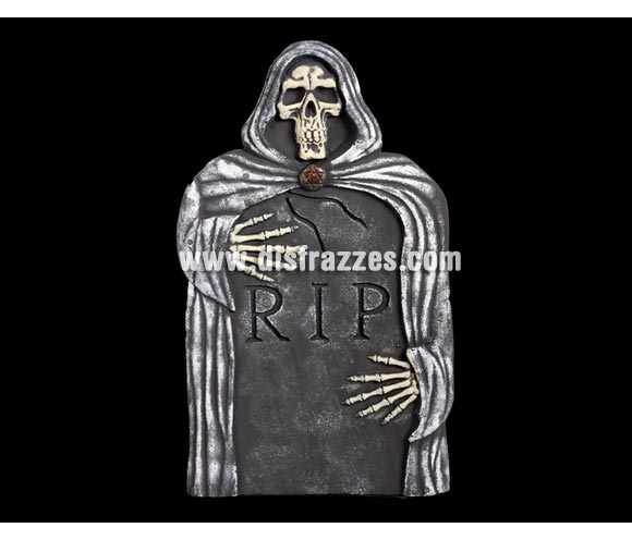 Lápida Muerte de 38 x 55 x 4 cm. de corcho para Halloween. Artículo muy apropiado para decoración de Halloween en Discotecas, Pub's, Restaurantes, Colegios y Casas particulares y así crear un ambiente terrorífico y tenebroso típico de la Fiesta de Halloween cada vez más seguida por todos.
¡¡Compra la decoración para Halloween en nuestra tienda de disfraces, será divertido!!
