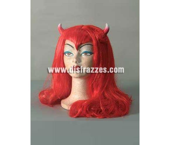 Peluca de Diablesa o Demonia para Halloween con cuernos y flequillo en forma de pico. Ideal como complemento de tu disfraz de Diablesa para Halloween y para ir de Fiesta a Pub's, Discotecas, Casas particulares o Restaurantes y ayudar a crear un ambiente terrorífico y tenebroso en la Fiesta de Halloween.
¡¡¡PRÓXIMA RECEPCIÓN DE ÉSTE ARTÍCULO A PARTIR DE SEPTIEMBRE DE 2010!!!
