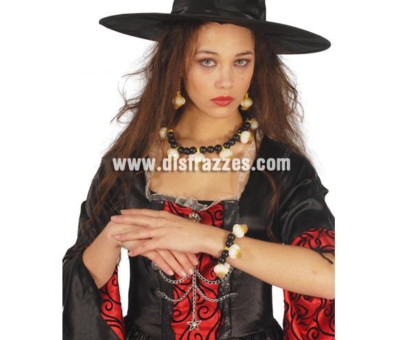 Collar de Ajos para Halloween. El precio incluye sólo el collar, la pulsera es la referencia 16292GUI.