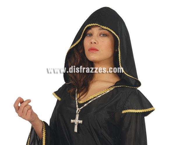 Collar o Colgante Cruz para Halloween o para Carnavales. Ideal como complemento de tu disfraz de Cura o de Monja.