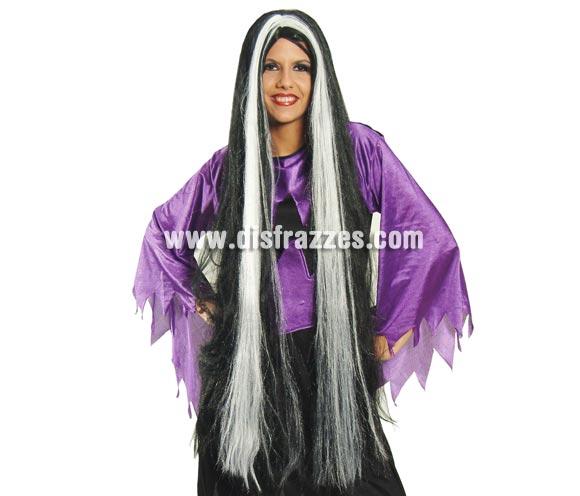 Peluca extra-larga negra con mechas blancas para Halloween. Peluca de Morticia extra larga. Ideal como complemento de tu disfraz de Halloween para ir de Fiesta a Pub's, Discotecas, Casas particulares o Restaurantes y ayudar a crear un ambiente terrorífico y tenebroso en la Fiesta de Halloween.
¡¡Cómpranos los complementos de tu disfraz para Halloween, será divertido!!
¡¡¡PRÓXIMA RECEPCIÓN DE ÉSTE ARTÍCULO A PARTIR DE SEPTIEMBRE DE 2010!!!
