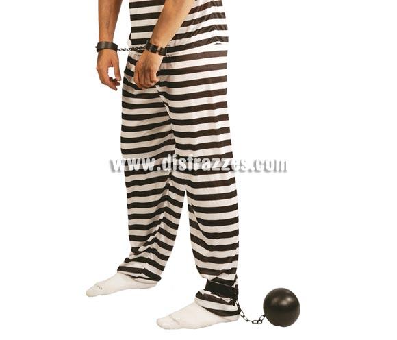 Bola presidiario o Bola de Preso. Bola de Prisionero ideal como complemento. También sirve como complemento de Halloween para un disfraz por ejemplo de Fantasma, o como Decoración de Halloween para Pub's, Discotecas, Casas particulares, Colegios, etc.
¡¡Compra los complementos para tus disfraces en nuestra tienda de disfraces, será divertido!!