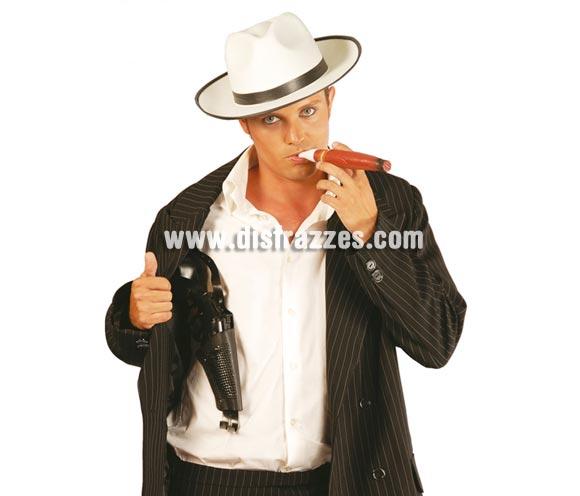 Pistola con sobaquera 40 cm. Perfecta como complementos del disfraz de Ganster y para disfrazarse de Policía Secreta.