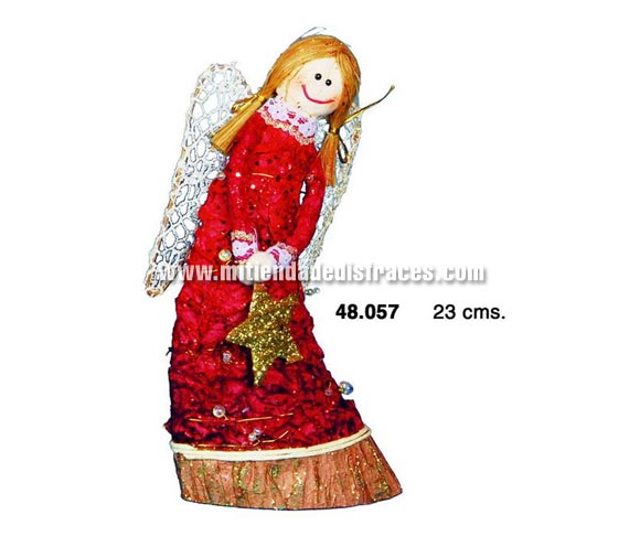 Figura Angel de 23 cms. Muy apropiada para decorar la casa en Navidad.