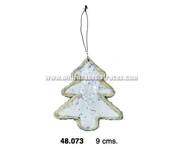 Adorno Árbol de 9 cms. ideal para decorar nuestra casa o para el árbol de Navidad.