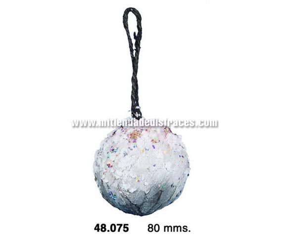 Adorno Bola de 80 mm. ideal para adornar nuestro árbol de Navidad.
