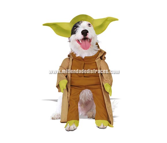 Disfraz de mascota Yoda. Talla-L.