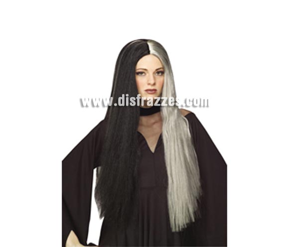 Peluca de Bruja Noble blanca y negra para Halloween. Ideal como complemento de tu disfraz de Halloween para ir de Fiesta a Pubs, Discotecas, Casas particulares o Restaurantes y ayudar a crear un ambiente terrorífico y tenebroso en la Fiesta de Halloween.
¡¡Compra los complementos de tu disfraz para Halloween en nuestra tienda de disfraces, será divertido!!
