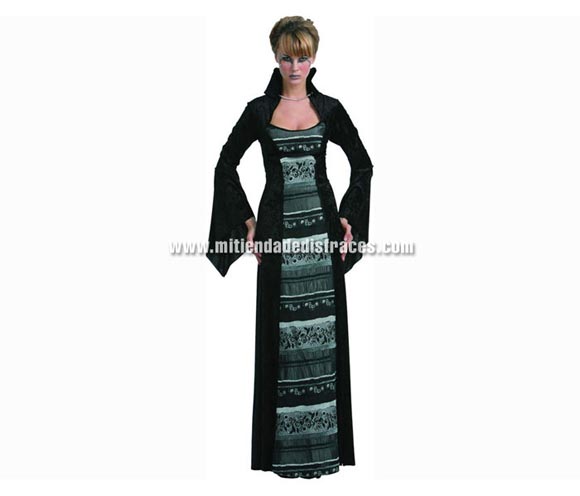 Disfraz de Condesa Vampira Adulta económico. Talla única 40/44. Incluye vestido.