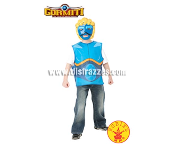 Blister Set Gormiti Agua infantil para Carnaval o para regalar en Navidad. Talla de 5 a 7 años. Incluye tabardo y máscara. Éste disfraz es ideal para regalar en Navidad, en Reyes Magos, para un Cumpleaños o en cualquier ocasión del año. Con éste disfraz harás un regalo diferente y que seguro que a los peques les encantará y hará que desarrollen su imaginación y que jueguen haciendo valer su fantasía. 
¡¡Compra tu disfraz para regalar en Navidad o en Reyes Magos en nuestra tienda de disfraces, será divertido!!
