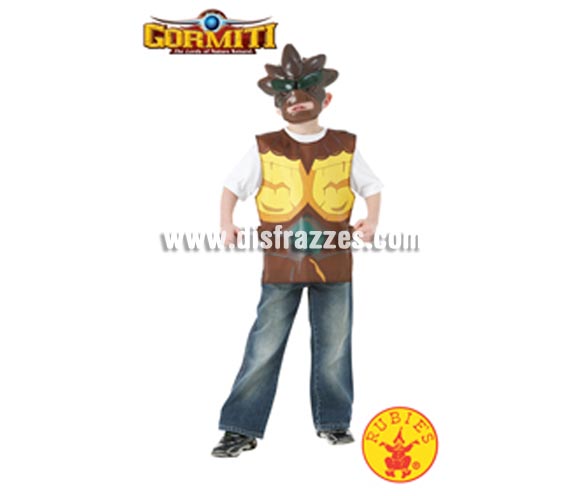 Blister Set Gormiti Tierra infantil para Carnaval o para regalar en Navidades. Talla de 5 a 7 años. Incluye tabardo y máscara. Éste disfraz es ideal para regalar en Navidad, en Reyes Magos, para un Cumpleaños o en cualquier ocasión del año. Con éste disfraz harás un regalo diferente y que seguro que a los peques les encantará y hará que desarrollen su imaginación y que jueguen haciendo valer su fantasía. 
¡¡Compra tu disfraz para regalar en Navidad o en Reyes Magos en nuestra tienda de disfraces, será divertido!!
