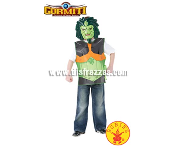 Blister Set Gormiti Bosque infantil para Carnaval o para regalar en Navidad. Talla de 5 a 7 años. Incluye tabardo y máscara. Éste disfraz es ideal para regalar en Navidad, en Reyes Magos, para un Cumpleaños o en cualquier ocasión del año. Con éste disfraz harás un regalo diferente y que seguro que a los peques les encantará y hará que desarrollen su imaginación y que jueguen haciendo valer su fantasía. 
¡¡Compra tu disfraz para regalar en Navidad o en Reyes Magos en nuestra tienda de disfraces, será divertido!!