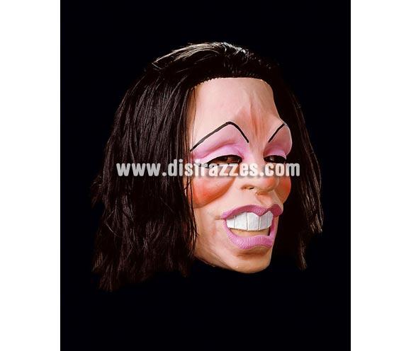 Careta o máscara de mujer con pelo de cabeza entera para Halloween. Ideal como complemento de tu disfraz de Halloween para ir de Fiesta a Pub's, Discotecas, Casas particulares o Restaurantes y ayudar a crear un ambiente terrorífico y tenebroso en la Fiesta de Halloween.
¡¡¡PRÓXIMA RECEPCIÓN DE ÉSTE ARTÍCULO A PARTIR DE SEPTIEMBRE DE 2010!!!
