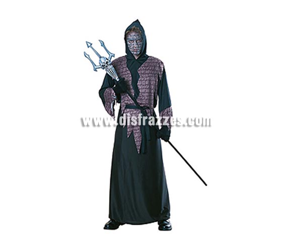 Disfraz de Mortar, EL EXORCISTA adulto para Halloween. Talla estándar. Incluye disfraz con capucha y cinturón. Tridente NO incluido. Éste disfraz de Halloween es ideal para celebrar la Fiesta de la Noche de las Brujas cada vez más arraigada en nuestro País en Pub's, Discotecas, Casas particulares,  Restaurantes o Colegios y ayudar a crear un ambiente terrorífico y tenebroso indispensable para la Noche de Halloween la cual se celebra la víspera de Todos los Santos.
¡¡Compra tu disfraz para Halloween en nuestra tienda de disfraces, será divertido!!

