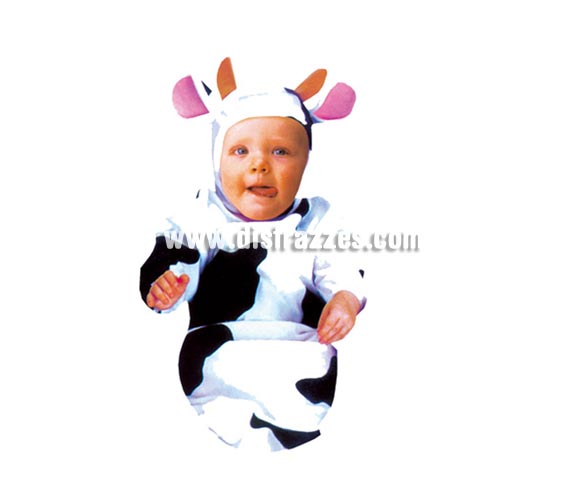 Disfraz de Pequeña Vaca Baby talla de 0 a 6 meses. Incluye saquito.