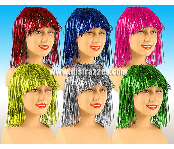 Peluca 1 color Theatrical para Carnaval. Talla única. Peluca ideal para Nochevieja. Seis colores surtidos. Precio por unidad, se venden por separado. Ideal como complemento de tu disfraz para Carnaval para ir de Fiesta a Pubs, Discotecas, Casas particulares, Restaurantes o Colegios y ayudar a crear un ambiente Carnavalesco y Festivo propio de la Fiesta de Carnavales.
¡¡Compra el complemento para tu disfraz de Carnaval en nuestra tienda de disfraces, será divertido!!
