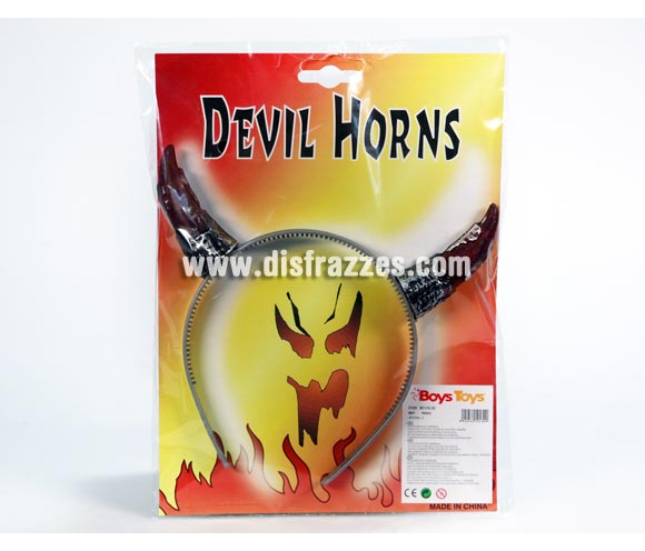 Diadema Cuernos de Demonio o Diablo especiales para Halloween.