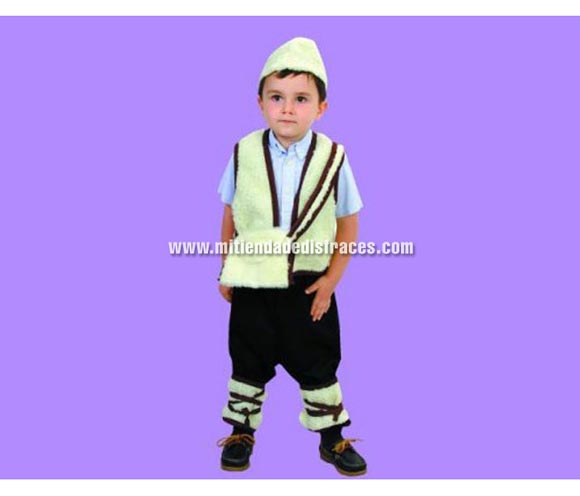 Disfraz de Pastor Económico talla de 2 a 4 años. Incluye gorro, chaleco, zurrón y polainas. Éste traje de Navidad es ideal para la época Navideña en la que los niños hacen teatros de Belenes e interpretan canciones tradicionales en los Colegios y se comienzan a preparar las Fiestas en las que Reina la Paz y la Unidad. Disfrazándote con un disfraz para Navidad, o disfrazando a tus hijos con disfraces de Navidad, ayudas a crear ese ambiente mágico en el que los peques se sienten protagonistas y sienten el auténtico Espíritu Navideño que entre todos debemos crear.
¡¡Compra tu disfraz para Navidad en nuestra tienda de disfraces, será divertido!!
