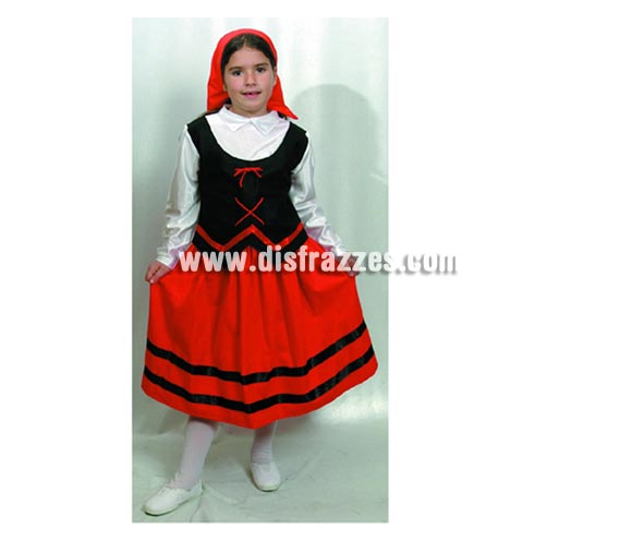 Disfraz de Pastora Roja y Negra barato para Navidad. Talla de 7 a 9 años. Incluye camisa con chaleco, falda y pañuelo. Éste disfraz de Navidad es ideal para la época Navideña en la que los niños hacen teatros de Belenes e interpretan canciones tradicionales en los Colegios y se comienzan a preparar las Fiestas en las que Reina la Paz y la Unidad. Disfrazándote con un disfraz para Navidad, o disfrazando a tus hijos con disfraces de Navidad, ayudas a crear ese ambiente mágico en el que los peques se sienten protagonistas y ven el auténtico Espíritu Navideño que entre todos debemos crear.
¡¡Compra tu disfraz para Navidad en nuestra tienda de disfraces, será divertido!!
¡¡¡PRÓXIMA RECEPCIÓN DE ÉSTE ARTÍCULO A PARTIR DE NOVIEMBRE DE 2010!!!
