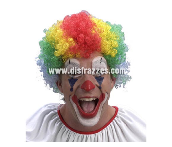 Peluca de Payaso adulto rizada multicolor para Carnaval. Talla universal adultos. Ideal como complemento de tu disfraz para Carnaval para ir de Fiesta a Pubs, Discotecas, Casas particulares, Restaurantes o Colegios y ayudar a crear un ambiente Carnavalesco y Festivo propio de la Fiesta de Carnavales.
¡¡Compra el complemento para tu disfraz de Carnaval en nuestra tienda de disfraces, será divertido!!
