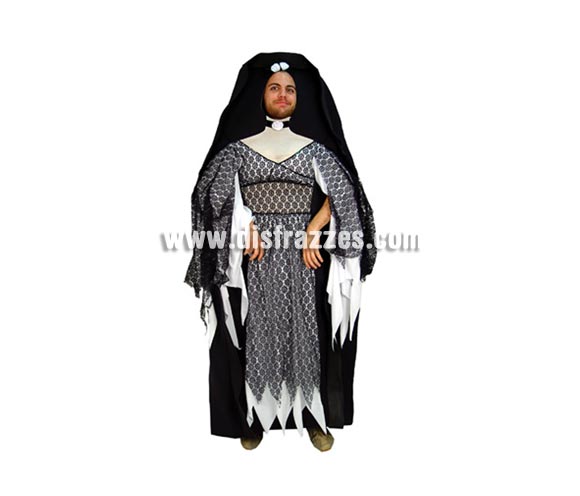 Disfraz de Mujer en Ataúd adulto para Halloween. Talla 
Standar M-L = 52/54. Disfraz de Halloween barato que incluye el vestido con el ataúd. Éste disfraz de Halloween es ideal para celebrar la Fiesta de la Noche de las Brujas cada vez más arraigada en nuestro País en Pub's, Discotecas, Casas particulares,  Restaurantes o Colegios y ayudar a crear un ambiente terrorífico y tenebroso indispensable para la Noche de Halloween la cual se celebra la víspera de Todos los Santos.
¡¡Compra tu disfraz para Halloween en nuestra tienda de disfraces, será divertido!!