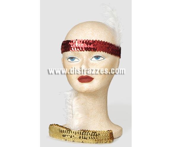 Cinta lentejuelas Charlestón oro. Ideal como complemento de tu disfraz de Charlestón para Carnaval para ir de Fiesta a Pubs, Discotecas, Casas particulares, Restaurantes o Colegios y ayudar a crear un ambiente Carnavalesco y Festivo propio de la Fiesta de Carnavales.
¡¡Compra tu complemento para el disfraz de Carnaval en nuestra tienda de disfraces, será divertido!!
