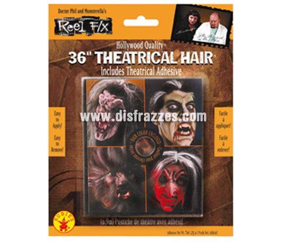 Maquillaje FX Pelo negro para Halloween. Artículo de Maquillaje FX ideal para caracterizarte en Carnaval, en Halloween o en cualquier fecha del año que tengas ocasión para ir de Fiesta a Pubs, Discotecas, Casas particulares, Restaurantes o Colegios y ayudar a crear un ambiente Festivo propio de la Fiesta a la que acudas.
¡¡Compra el maquillaje FX para tu disfraz de Carnaval o de Halloween en nuestra tienda de disfraces, será divertido!!
