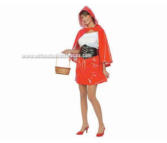 Disfraz de Caperucita Sexy adulta. Talla única 40-42. Incluye falda, camisa, cinturón, capa con capucha. ¡¡Compra tu disfraz para Carnaval en nuestra tienda de disfraces, será divertido!! 
