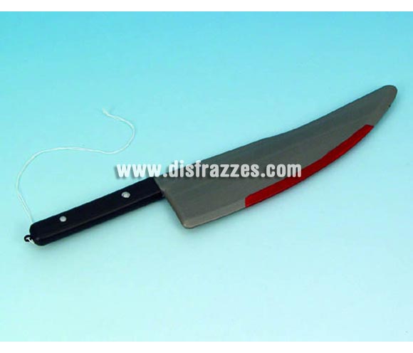 Cuchillo de Carnicero con sangre para Halloween. Ideal como complemento de tu disfraz de Halloween para ir de Fiesta a Pub's, Discotecas, Casas particulares o Restaurantes y ayudar a crear un ambiente terrorífico y tenebroso en la Fiesta de Halloween.
¡¡Compra los complementos de tu disfraz para Halloween en nuestra tienda de disfraces, será divertido!!
