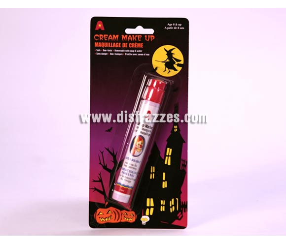 Maquillaje en crema 6 colores surtidos. Ideal como complemento de tu disfraz de Halloween o de Carnaval para ir de Fiesta a Pub's, Discotecas, Casas particulares o Restaurantes.
¡¡Compra los complementos de tus disfraces en nuestra tienda de disfraces, será divertido!!