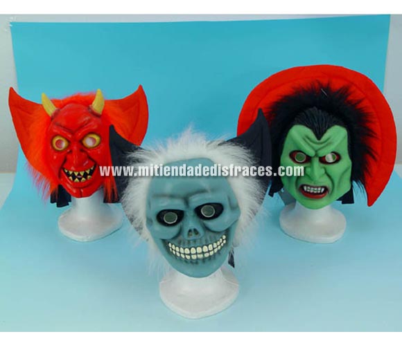 Máscara de Monstruo 3 modelos surtidos. Precio por unidad, se venden por separado.