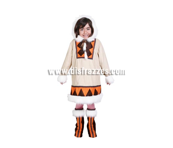 Disfraz de Esquimal niña. Alta calidad. Hecho en España. Disponible en varias tallas. Incluye traje con capucha y cubrebotas. Éste disfraz de Carnaval es ideal para divertirse en las Fiestas de Carnavales tan divertidas y estrambóticas como siempre y que cada vez se celebran en más Pueblos, Villas  y Ciudades, tanto en la calle como en Pub's, Discotecas, Casas particulares,  Restaurantes o Colegios y disfrazándote con un traje de Carnaval ayudarás a crear ese ambiente Carnavalesco, tan divertido, multicolor y variopinto  que a todos nos fascina y nos divierte.
¡¡Compra tu disfraz para Carnaval en nuestra tienda de disfraces, será divertido!!
