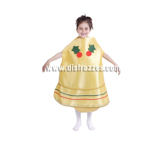 Disfraz de Campana Navideña infantil. Alta calidad. Hecho en España. Disponible en varias tallas. Incluye traje. Éste disfraz de Navidad es ideal para la época Navideña en la que los niños hacen teatros de Belenes e interpretan canciones tradicionales en los Colegios y se comienzan a preparar las Fiestas en las que Reina la Paz y la Unidad. Disfrazándote con un disfraz para Navidad, o disfrazando a tus hijos con disfraces de Navidad, ayudas a crear ese ambiente mágico en el que los peques se sienten protagonistas y ven el auténtico Espíritu Navideño que entre todos debemos crear.
¡¡Compra tu disfraz para Navidad en nuestra tienda de disfraces, será divertido!!
