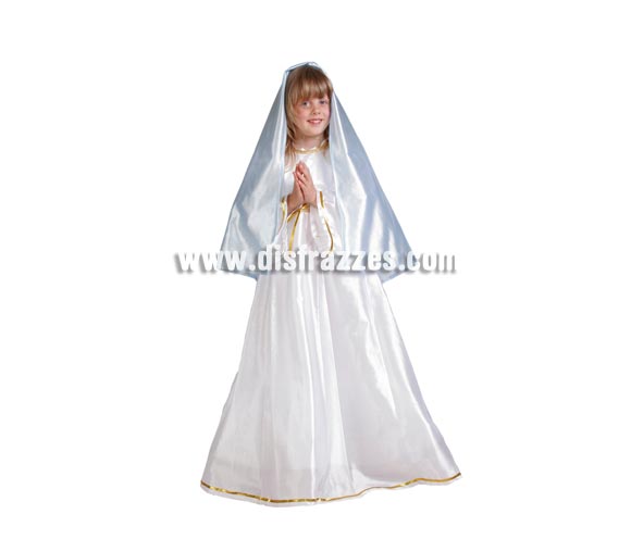 Disfraz de Virgen María infantil. Alta calidad. Hecho en España. Disponible en varias tallas. Incluye vestido y velo. Éste disfraz de Navidad es ideal para la época Navideña en la que los niños hacen teatros de Belenes e interpretan canciones tradicionales en los Colegios y se comienzan a preparar las Fiestas en las que Reina la Paz y la Unidad. Disfrazándote con un disfraz para Navidad, o disfrazando a tus hijos con disfraces de Navidad, ayudas a crear ese ambiente mágico en el que los peques se sienten protagonistas y ven el auténtico Espíritu Navideño que entre todos debemos crear.
¡¡Compra tu disfraz para Navidad en nuestra tienda de disfraces, será divertido!!
